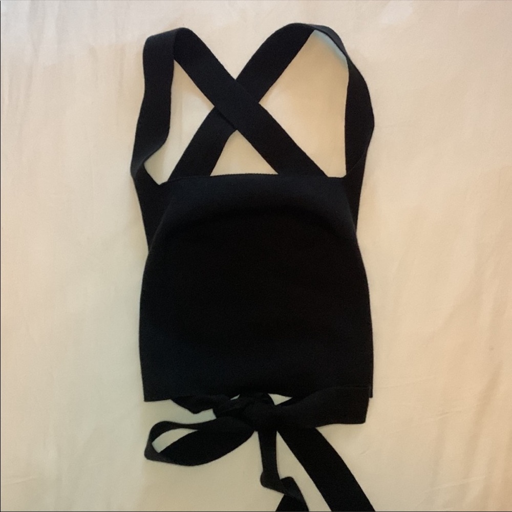 Free People Crop Top with Front/Back Tie